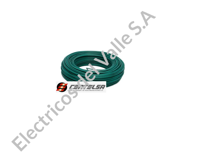 CABLE CU 14 VERDE LIBRE DE HALOGENO