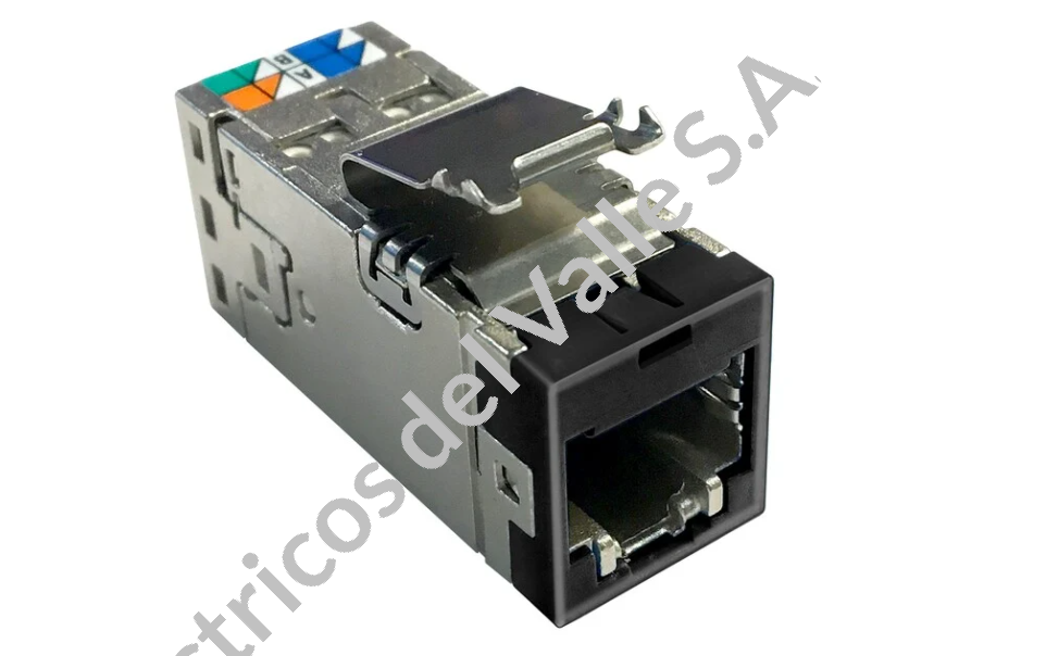 JACK CAT 6A NEGRO RJ45 10GB S/TAPA COMMSCOPE NETCONNECT