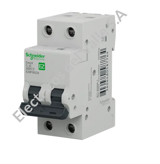 BREAKER 2X32 AMP P/RIEL 6KA DOMA 17063 SCHNEIDER RETAIL