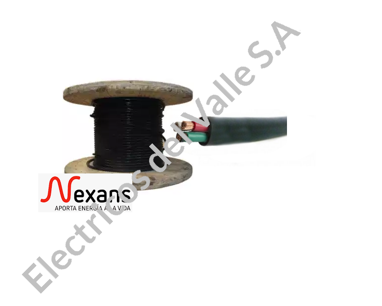 CABLE CU ENCAUCHETADO 4X14 AWG 600V