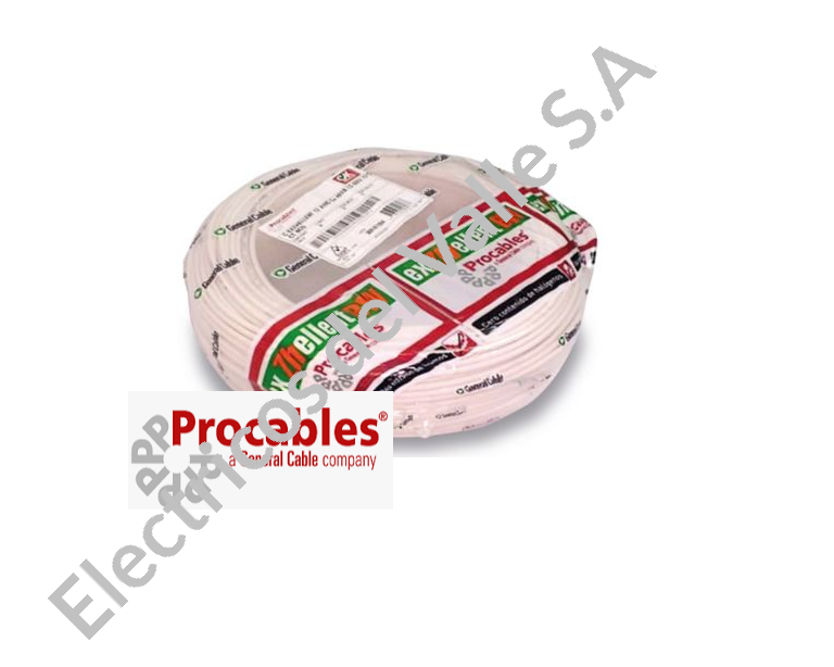 CABLE CU 14 BLANCO LIBRE DE HALOGENO