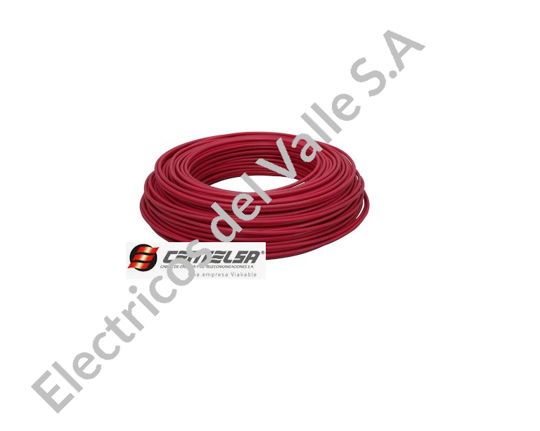 CABLE CU 10 ROJO THHN/THWN AISLA NYLON