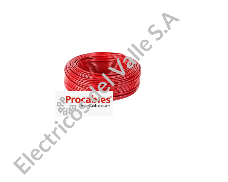 CABLE CU 10 ROJO THHN/THWN AISLA NYLON