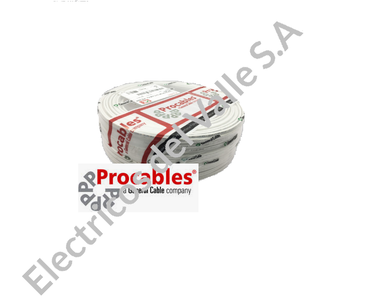 CABLE CU DUPLEX 2X10 AWG SPT PLANO BLANCO-BLANCO