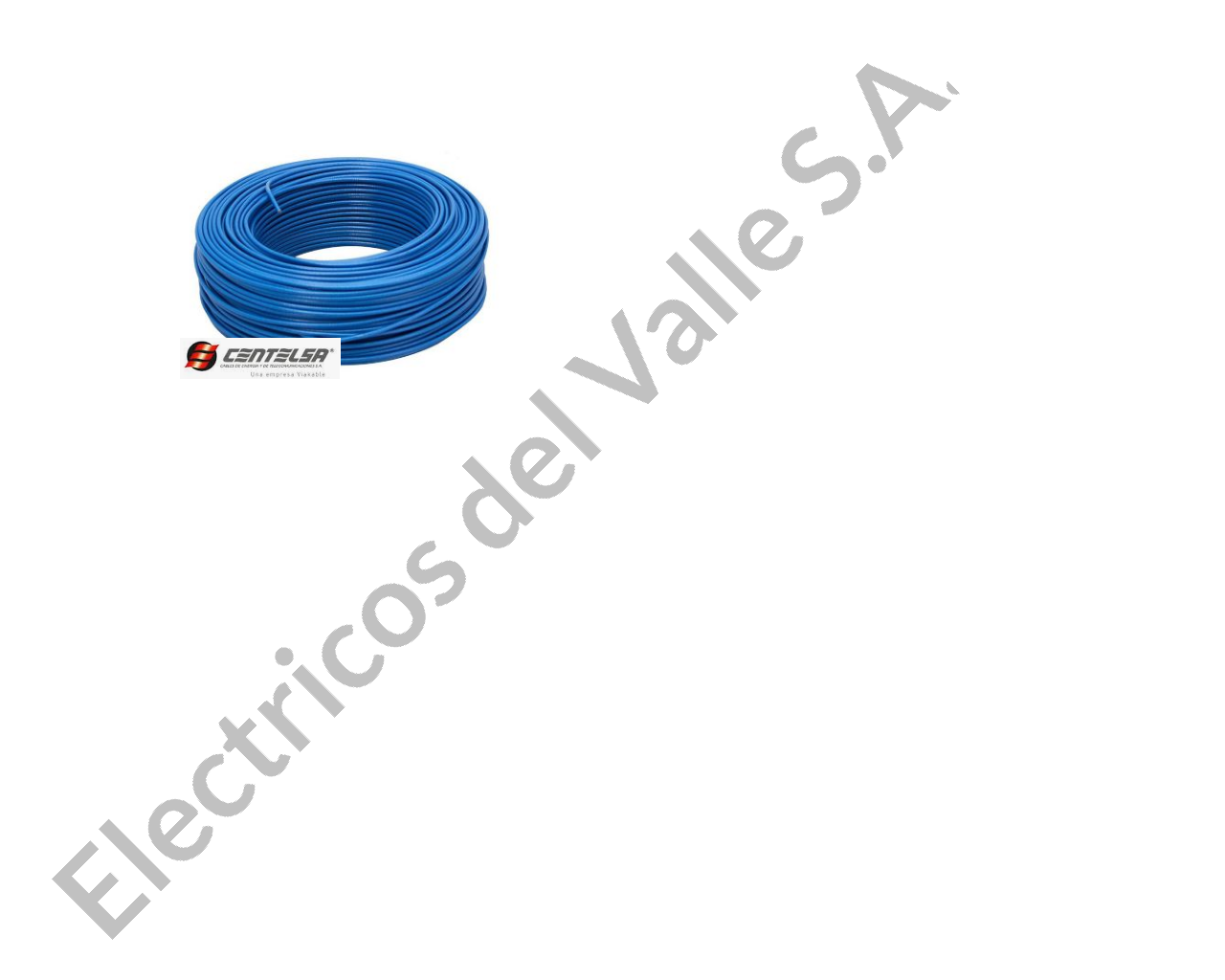 ALAMBRE CU 12 AZUL THHN/THWN AISLADO NYLON
