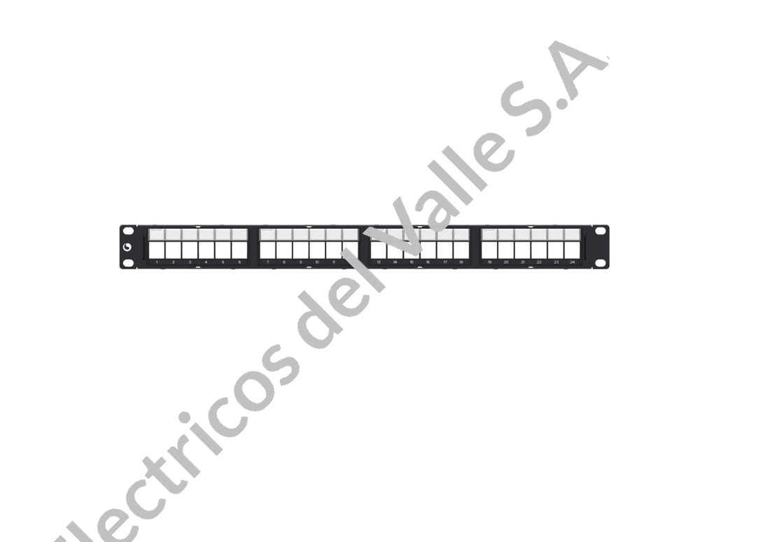 HERRAJE P/CAT 6A,7A 24PTS SL COMMSCOPE NETCONNET
