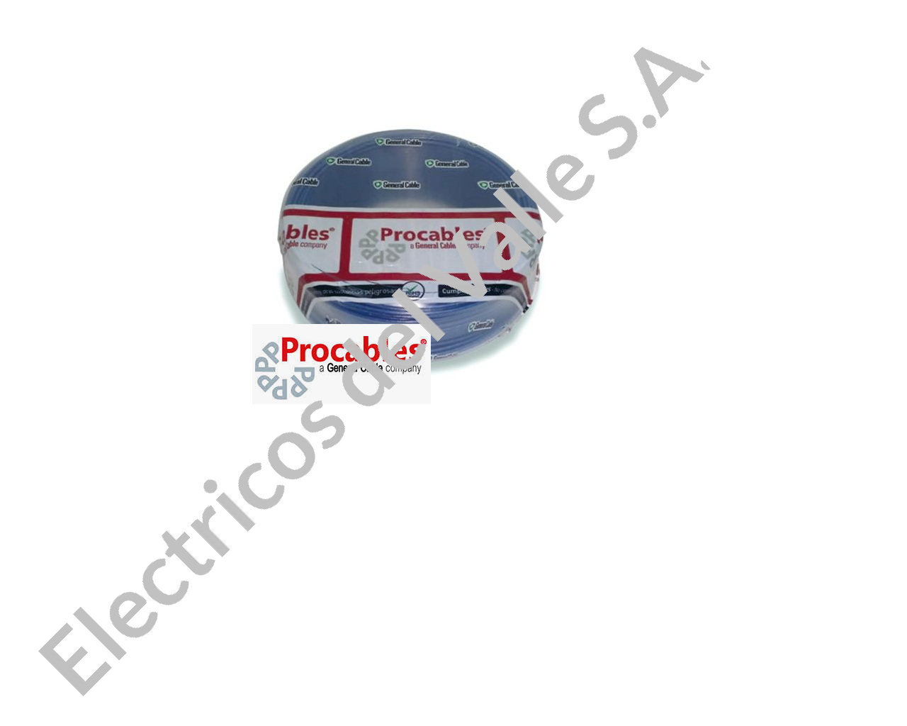 ALAMBRE CU 12 AZUL THHN/THWN AISLADO NYLON