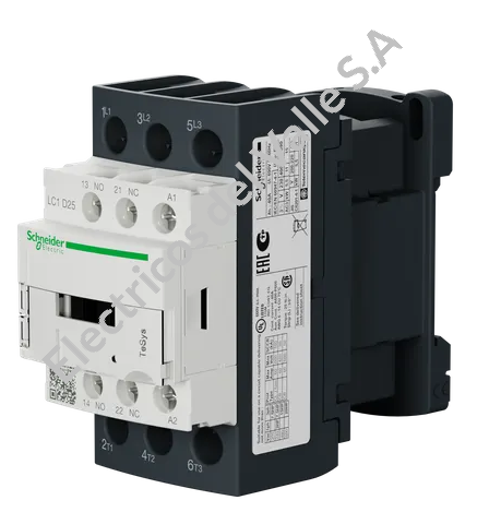 CONTACTOR 25 AMP 110V LC1D25F7 SCHNEIDER PARTNER