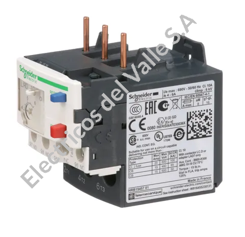 RELE 4 - 6 AMP CONTACTOR LC1D09-D38 LRD10 SCHNEIDER PARTNER