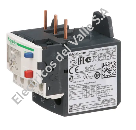 RELE 16-24 AMP CONTACTOR LC1D25-D38 LRD22 SCHNEIDER PARTNER