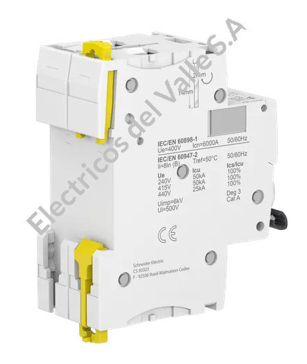 BREAKER 2X4 AMP P/RIEL 20KA C60N 24334 SCHNEIDER RETAIL