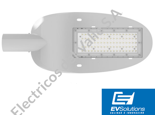 LUMINARIA LED ALUMBRADO PUBLICO 40W 5000K 100-277V 5200LM 50.000H SIN BASE Y SIN FOTOCELDA EV
