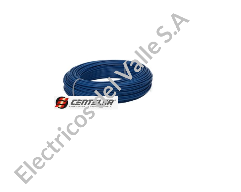 CABLE CU 10 AZUL THHN/THWN AISLA NYLON AZUL