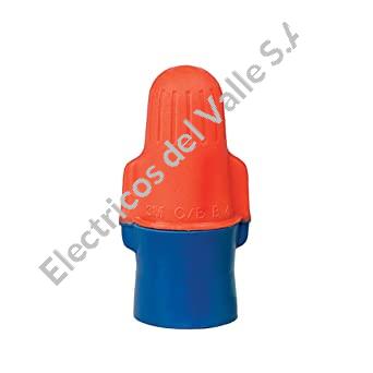 CONECTOR RESORTE ORANGE-BLUE 22-12AWG 3M