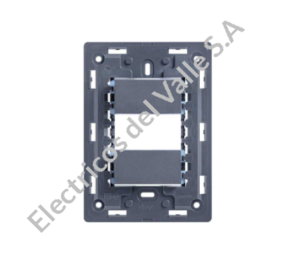 S26 INTERRUPTOR DOBLE GRAFITO S/TAPA SIMON