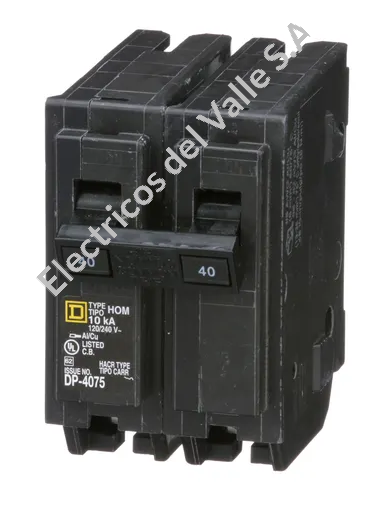 BREAKER 2X40 AMP INCRUSTAR HOM240  SCHNEIDER RETAIL