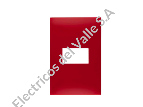 S25 TAPA 1MOD ROJO CARMESI SIN CHASIS SIMON