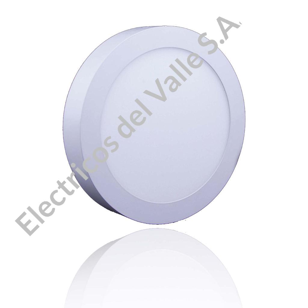 PANEL LED 6W CIRCULAR 6500K 4.7&quot; SOBREPONER 400LM 25.000H ROBLAN