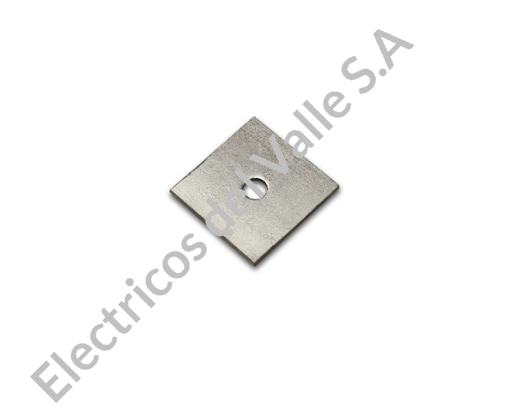 ARANDELA CUADRADA   2X2X3/16 C/PERF 5/8
