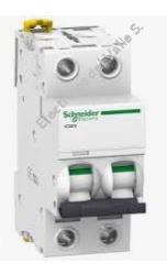 BREAKER 2X2 AMP P/RIEL 20KA C60N 24332 SCHNEIDER RETAIL