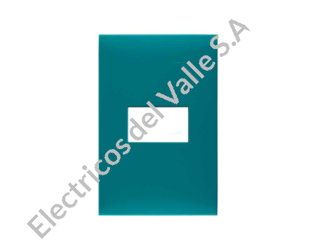 S25 TAPA 1MOD VERDE AQUA SIN CHASIS SIMON