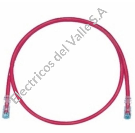 PATCH CORD 5FT CAT 6 ROJO 1859010-5 COMMSCOPE NETCONNECT***