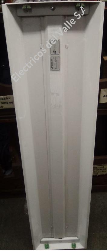 LUMINARIA LED 2x18W ELECTRONICA DE INCRUSTAR CERTIFICADA SIN TUBOS