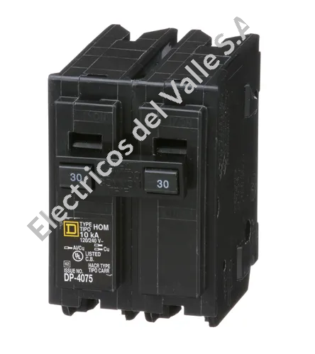 BREAKER 2X30 AMP INCRUSTAR HOM230  SCHNEIDER RETAIL