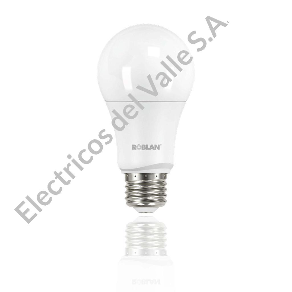 BOMBILLO LED 9W E27 DIMERIZABLE POR C/REMOTO O BLUETOOTH SIN CONTROL 110-240V ROBLAN