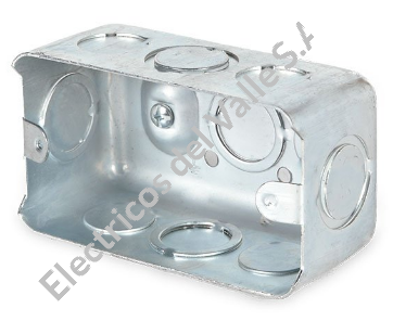 CAJA 2X4 GALVANIZADA RECTANGULAR C20 RETIE (5800) 1111E00005 - PROELECTRICOS