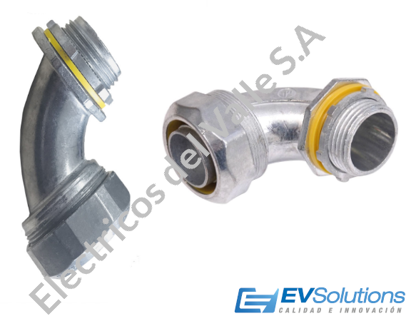 CONECTOR CURVO 3/4&quot; LT P/CORAZA IMPORTADO E.V c-bo-b-P