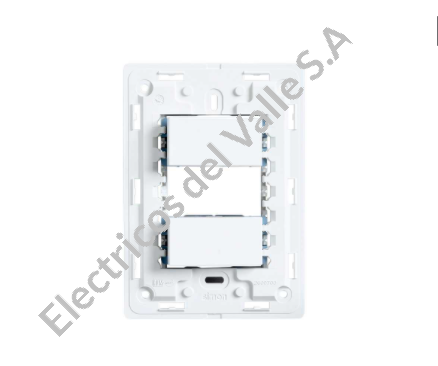 S26 INTERRUPTOR DOBLE BLANCO S/TAPA SIMON