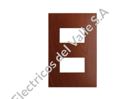 TAPA 2MOD MADERA MERBAU SIN CHASIS S25P SIMON