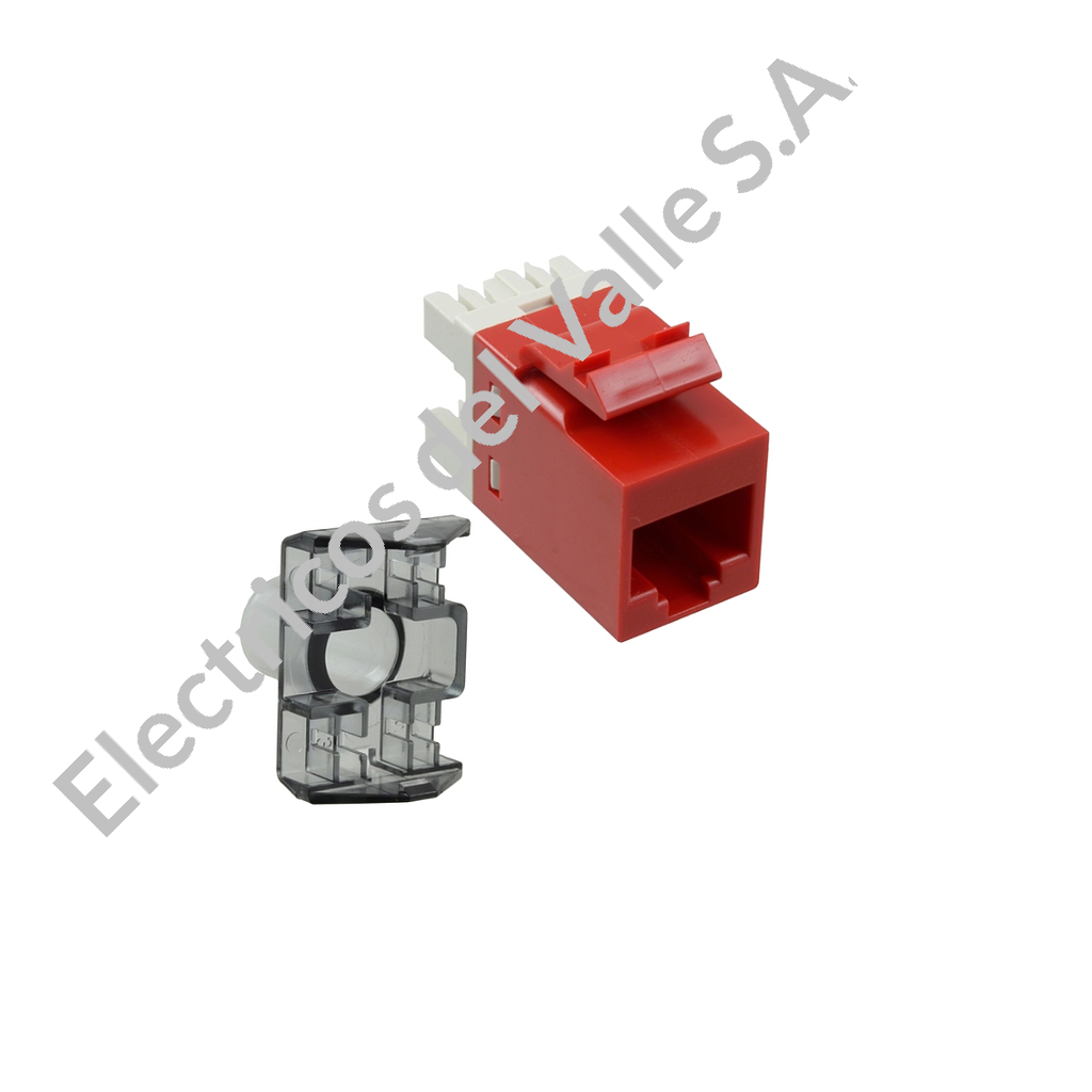JACK CAT 6 ROJO RJ45  COMMSCOPE NETCONNECT