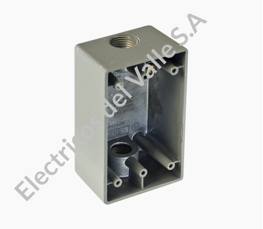CAJA INTEMPERIE 3/4X2 SALIDAS 2X4 (1 SALIDA ARRIBA 1 SALIDA ABAJO) RR0471 - RAWELT