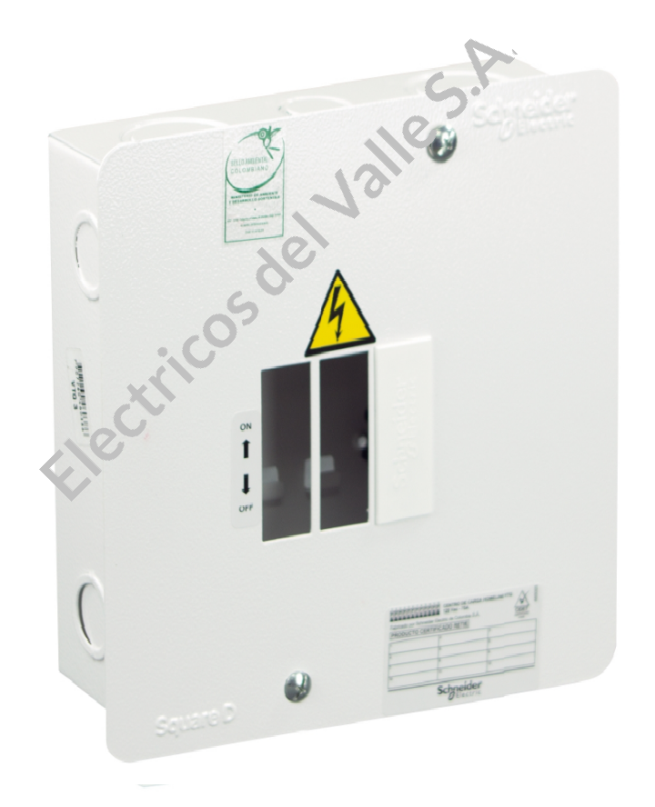 TABLERO 3 CIRC MONOFASICO VTQ3 611005 SCHNEIDER RETAIL