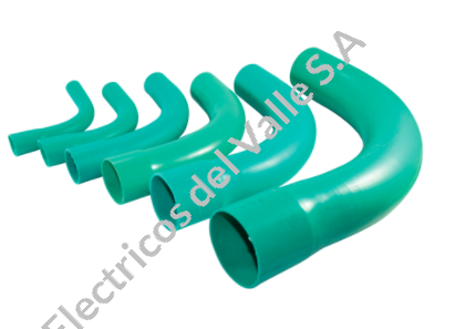 CURVA 1 1/2&quot; PVC NACIONAL CONDUIT  (90° / 1 CAMPANA) - TUBOSA/IMEC
