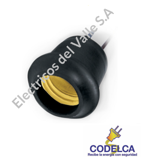 PORTALAMPARA INTEMPERIE CAUCHO C-016 CODELCA 110