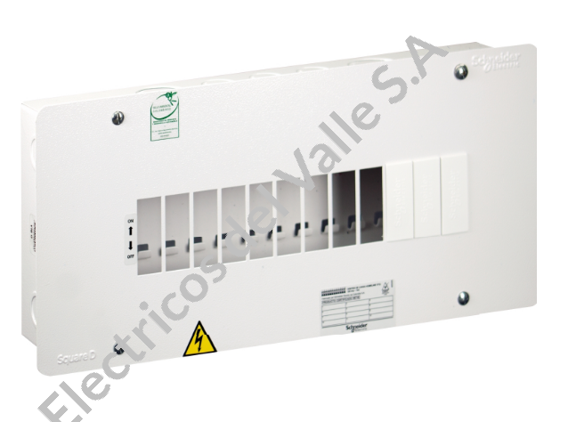 TABLERO 12 CIRC MONOFASICO VTQ12 611030 SCHNEIDER RETAIL