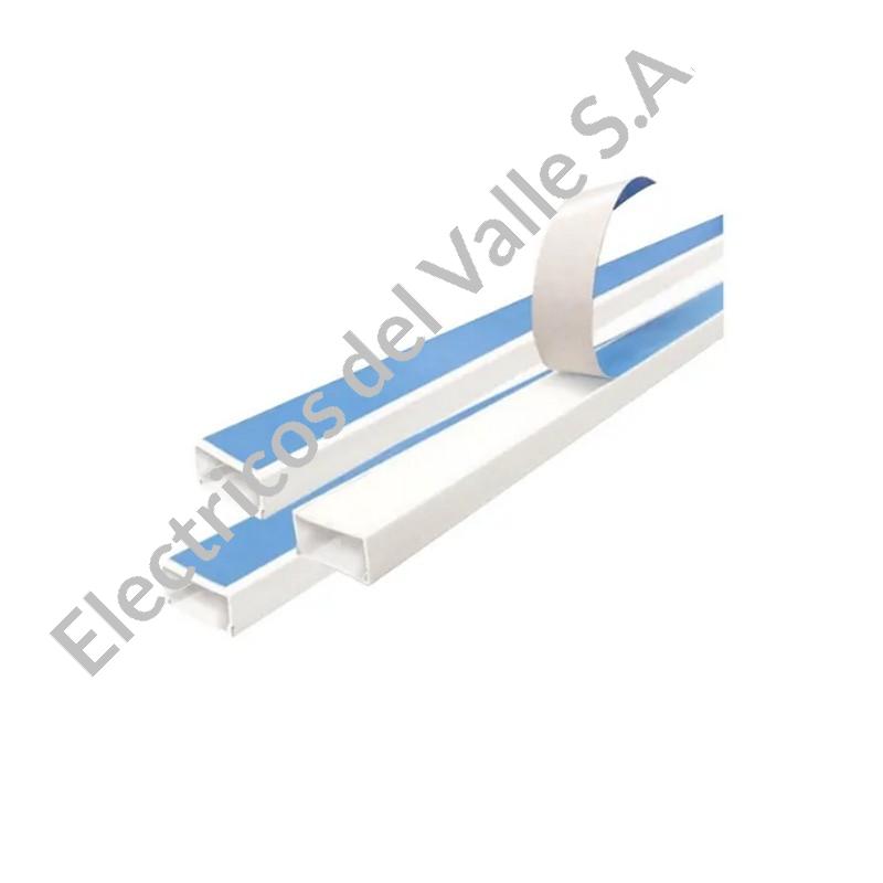 CANALETA 13X7 MM LISA C/ADHESIV 2MTS DXN10031 DEXSON 100 BLANCO