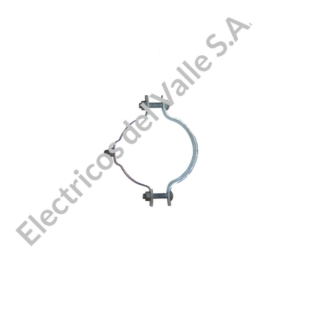 ABRAZADERA 7&quot; SENCILLA (180-190) GALVANIZADO