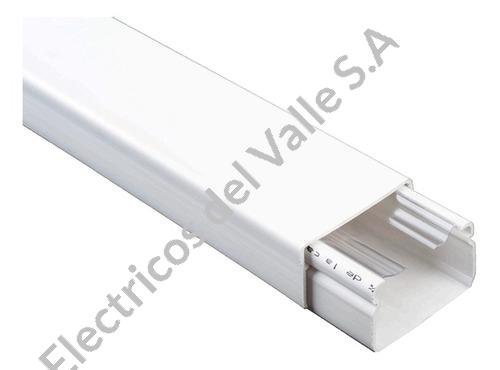 CANALETA 25X25 MM LISA 2MTS BLANCO 24 DEXSON