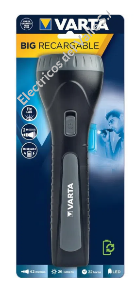 LINTERNA RECARGABLE DE MANO 11 LED - VARTA