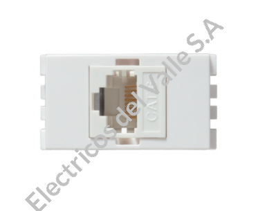 MODULO TOMA DATOS RJ45 CAT5E BLANCO S25 SIMON***