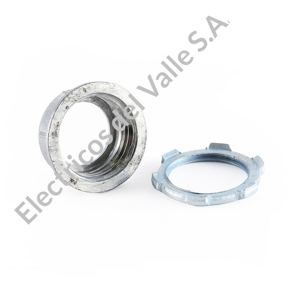 JUEGO DE BUSHING 1 1/2&quot; ZINC - S/M