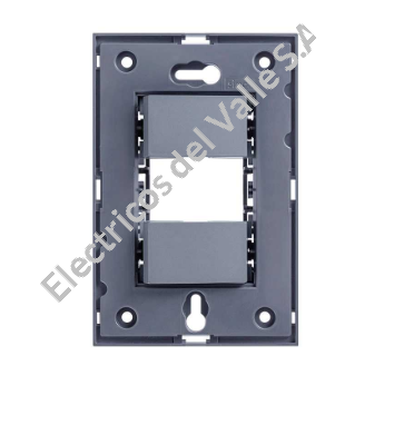 S25 INTERRUPTOR DOBLE GRAFITO S/TAPA SIMON