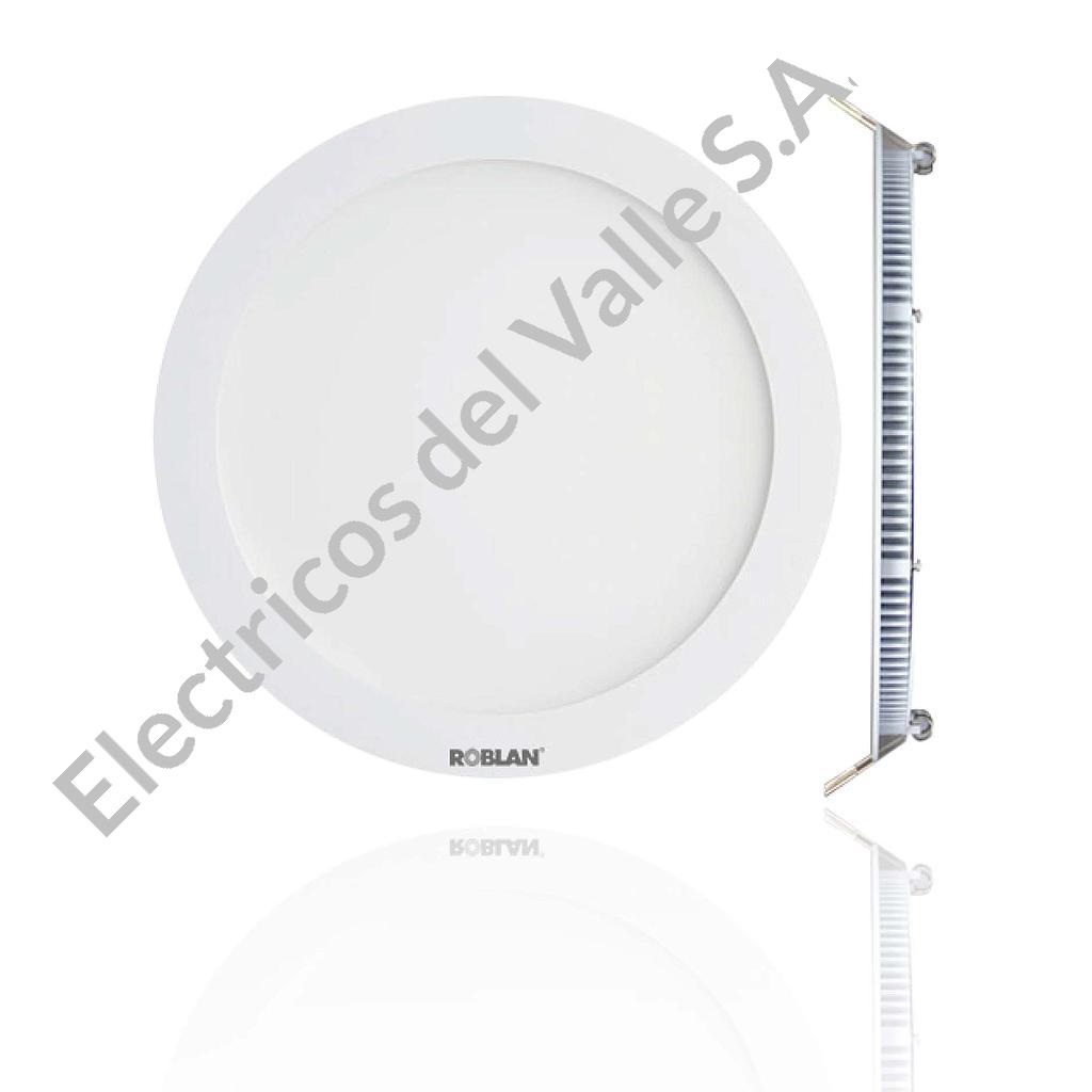 PANEL LED 6W INCRUSTAR CIRCULAR 4000K 4.7&quot;400LM 25.000H ROBLAN
