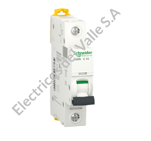 BREAKER 1X1 AMP P/RIEL 20KA C60N 24395 SCHNEIDER RETAIL