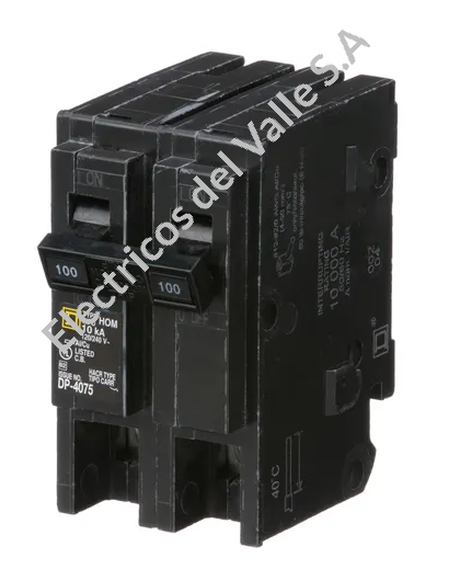 BREAKER 2X100 AMP INCRUSTAR HOM2100 SCHNEIDER RETAIL