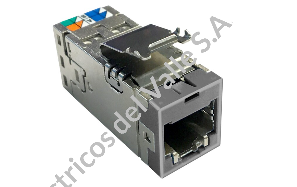 JACK CAT 6A GRIS RJ45 10GB S/TAPA COMMSCOPE NETCONNECT